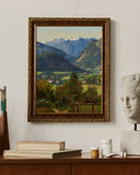 Ferdinand Georg Waldmüller - Sophien Doppelblick Yakınından Dachstein Manzarası Fine Art Baskı
