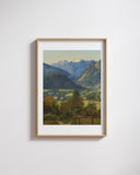 Ferdinand Georg Waldmüller - Sophien Doppelblick Yakınından Dachstein Manzarası Fine Art Baskı