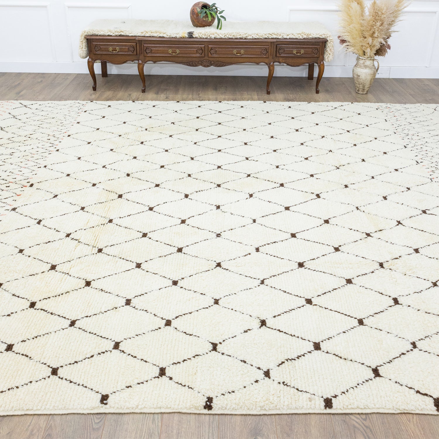 Fes El Dokuma Moroccan Tarzı Yün Halı 310X427 Cm