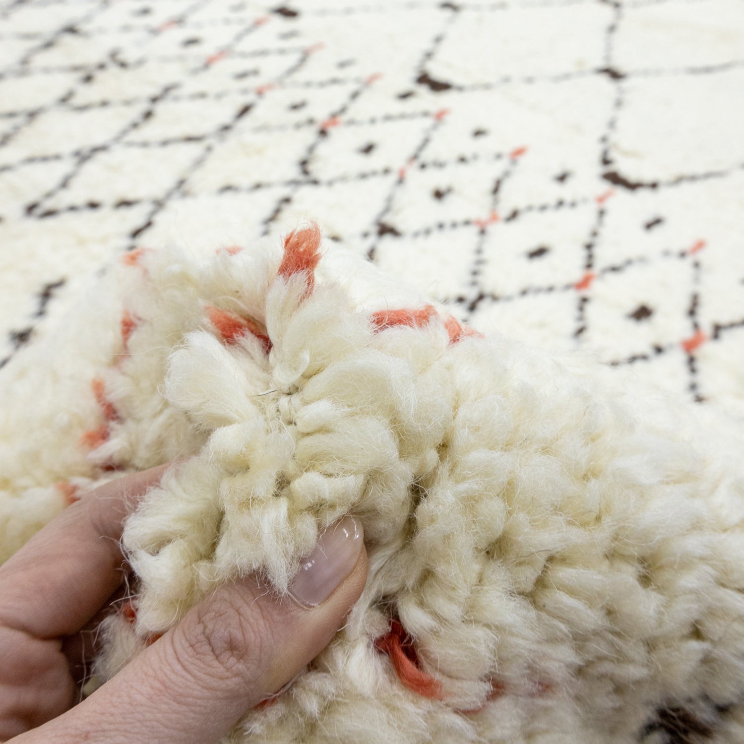 Fes El Dokuma Moroccan Tarzı Yün Halı 310X427 Cm