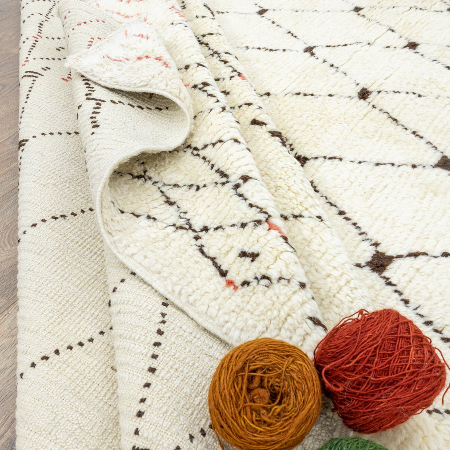 Fes El Dokuma Moroccan Tarzı Yün Halı 310X427 Cm