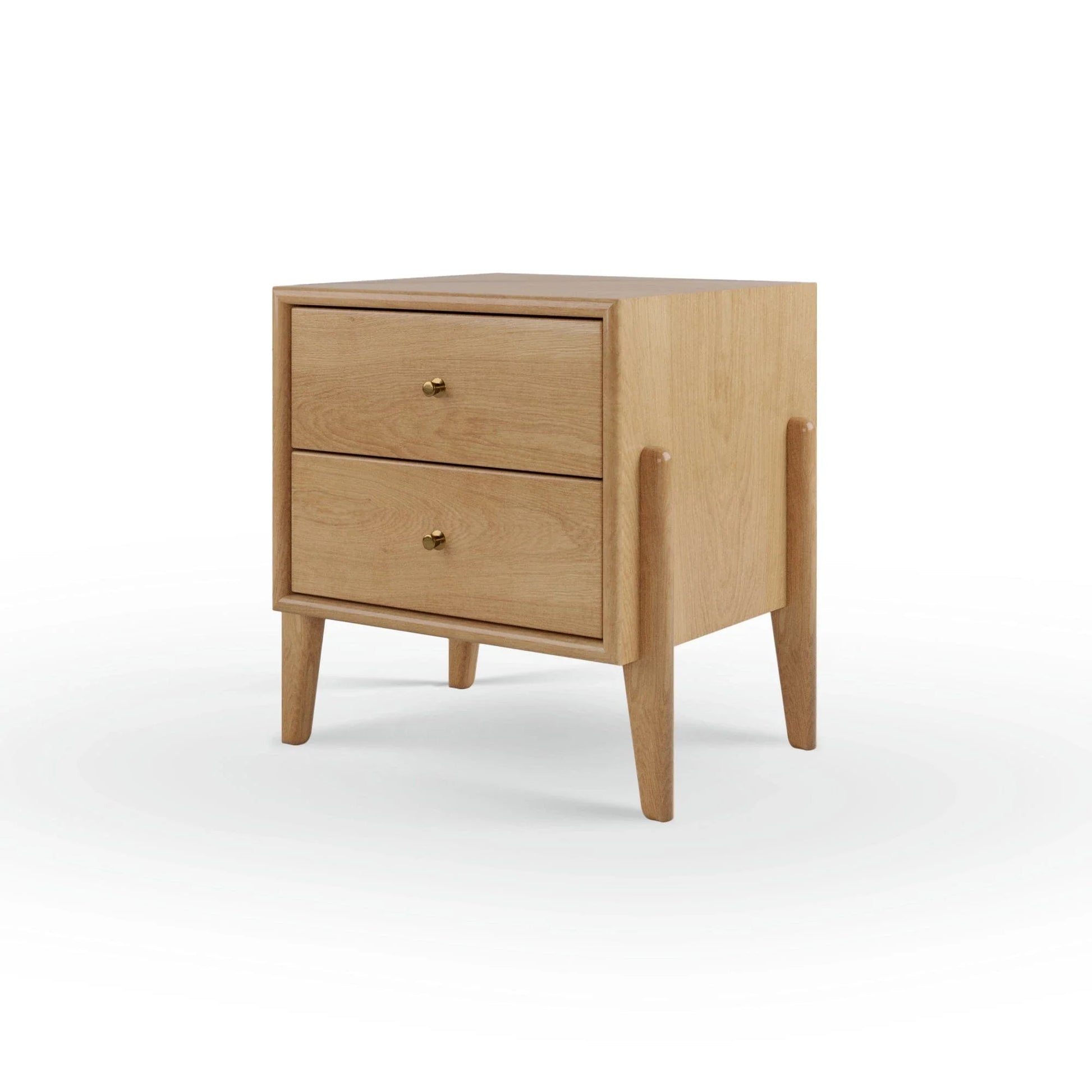 Fil Meşe Komodin 2 Çekmeceli