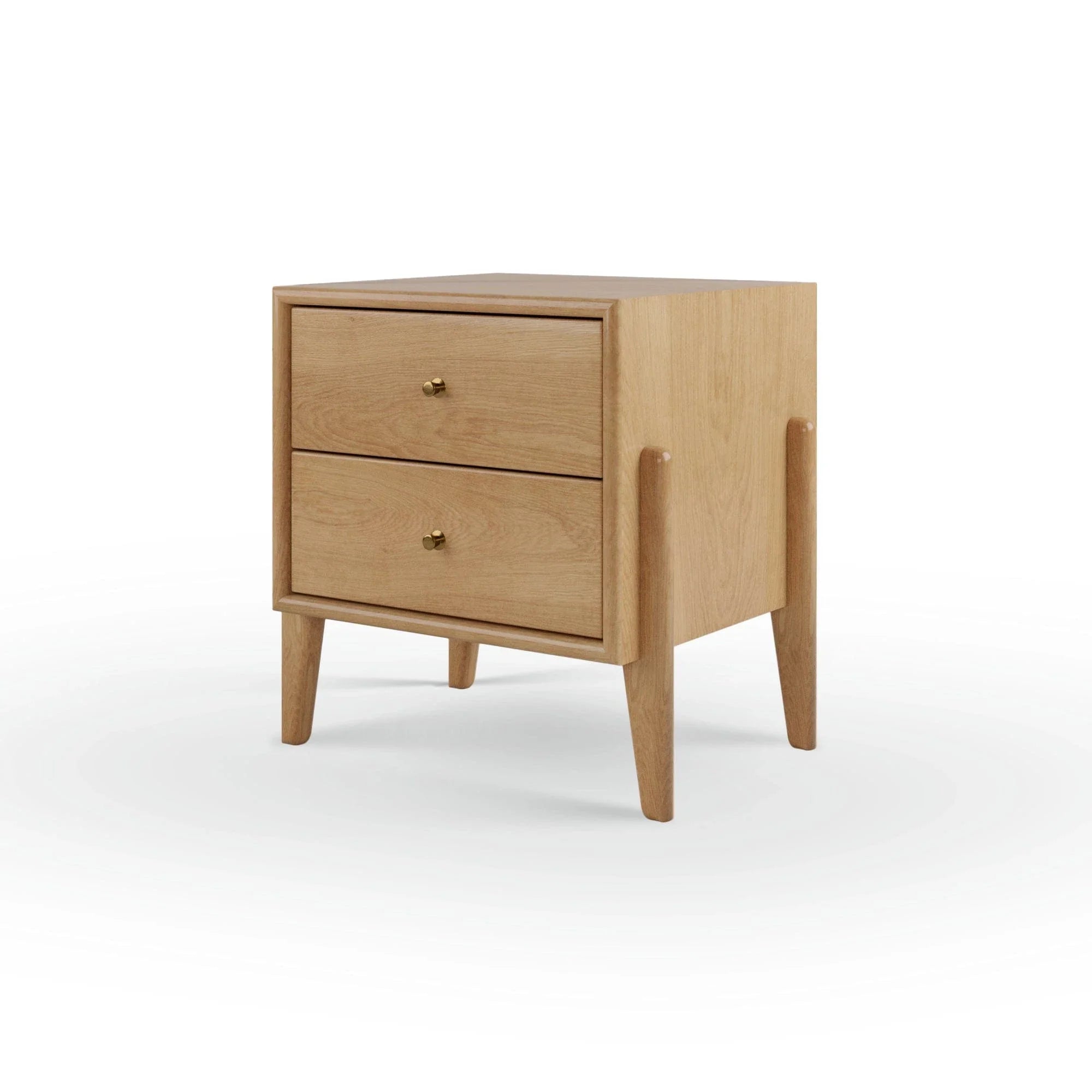 Fil Meşe Komodin 2 Çekmeceli