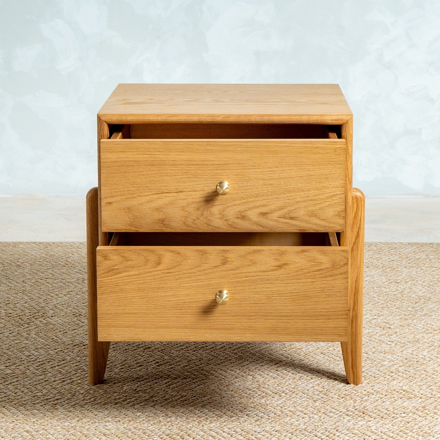 Fil Meşe Komodin 2 Çekmeceli