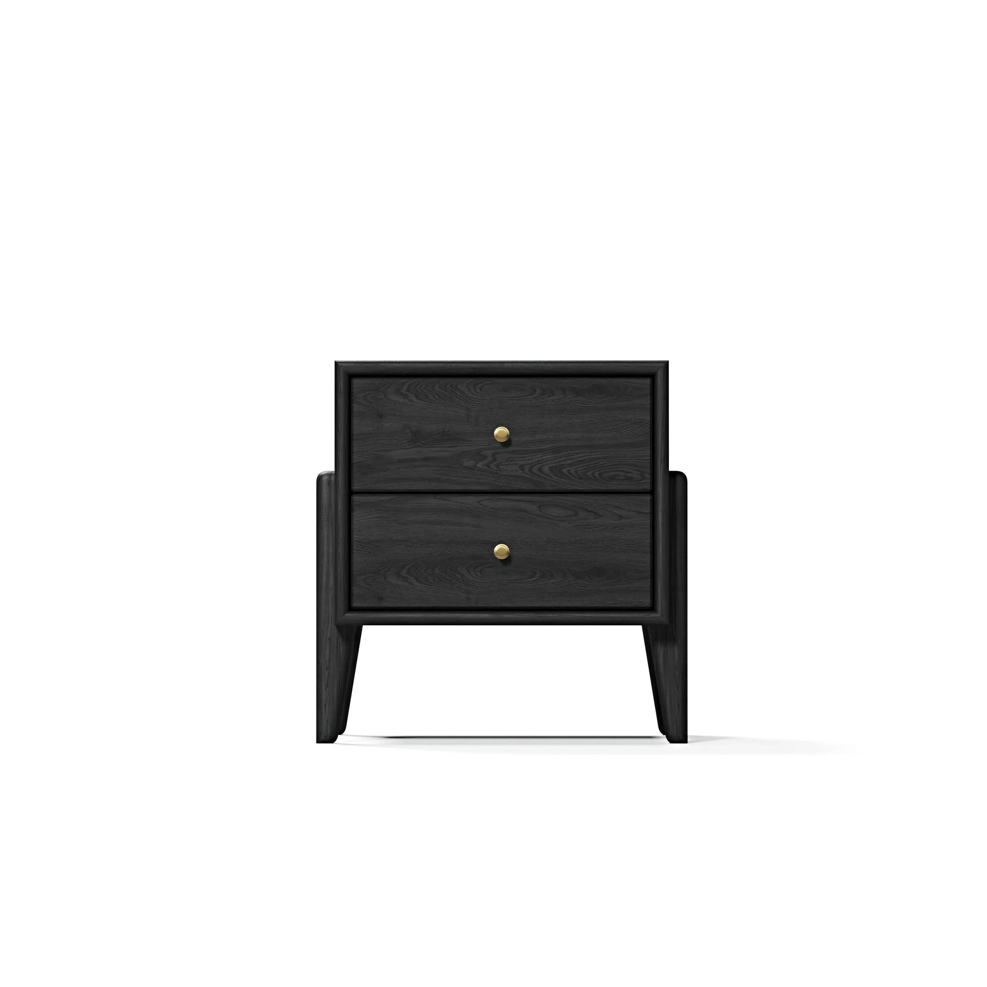 Fil Siyah 2 Çekmeceli Komodin