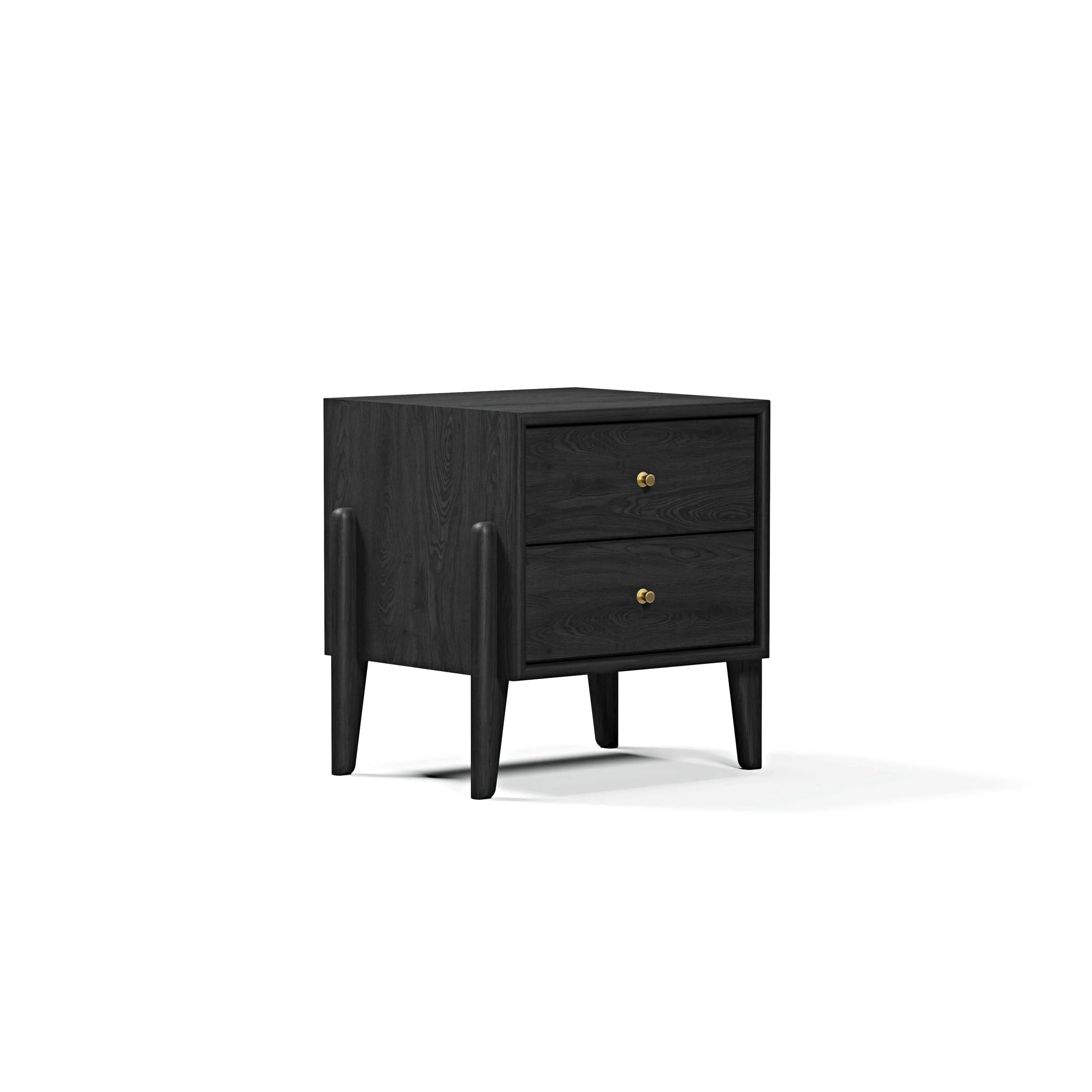 Fil Siyah 2 Çekmeceli Komodin