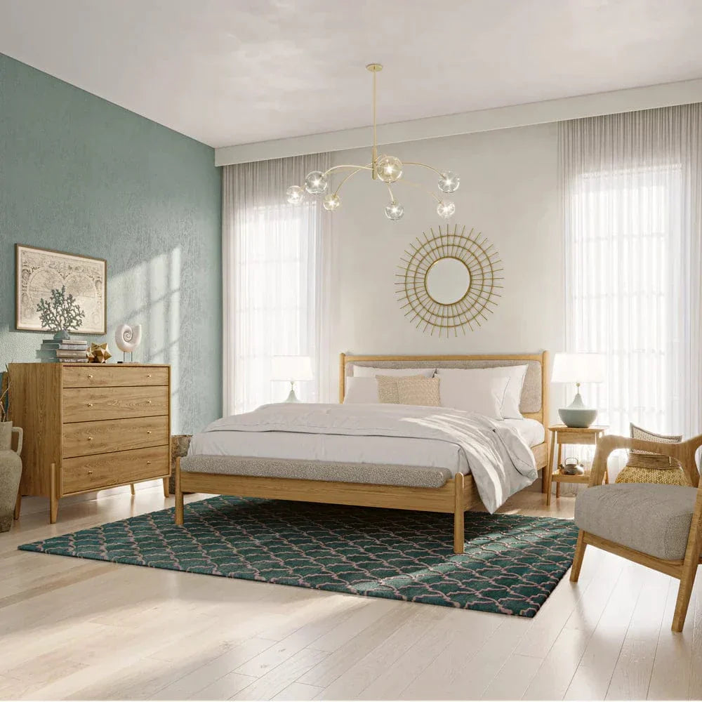 Finn Modüler Meşe Karyola 180X200