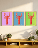 Hazal Türer - Lobster 3' lü Set fine art baskı