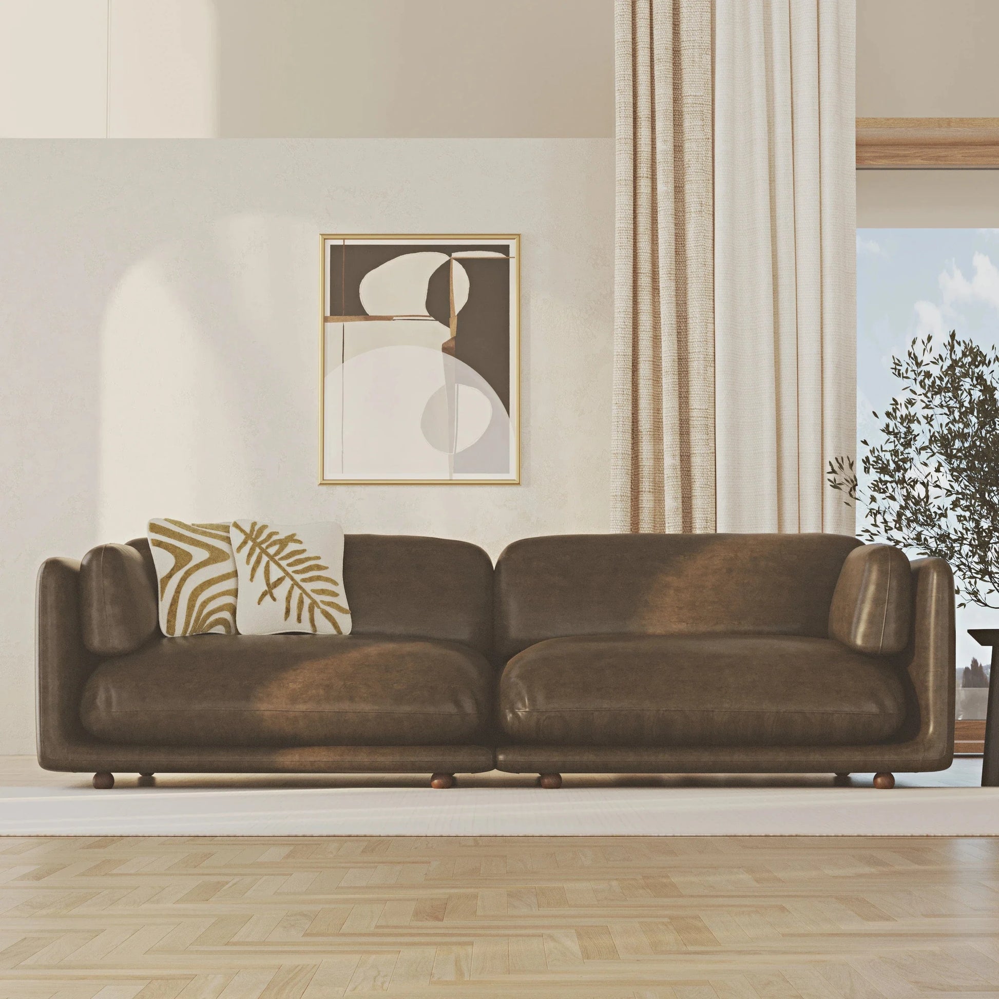 Flam Dörtlü Koltuk Deri