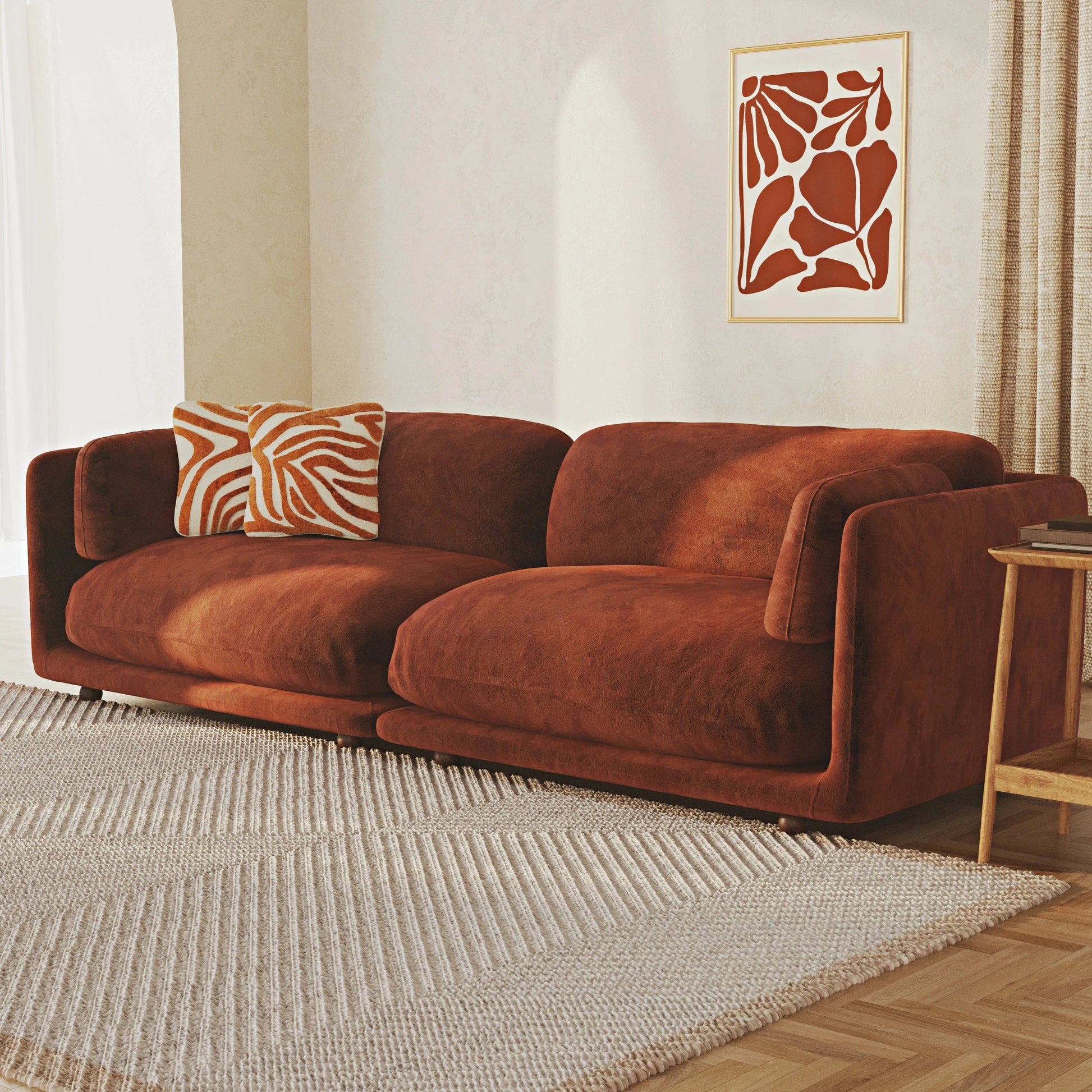 Flam Dörtlü Koltuk Kadife