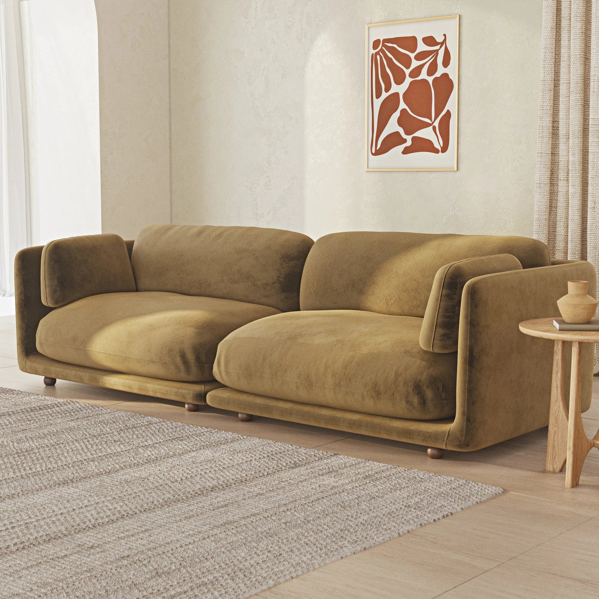 Flam Dörtlü Koltuk Kadife