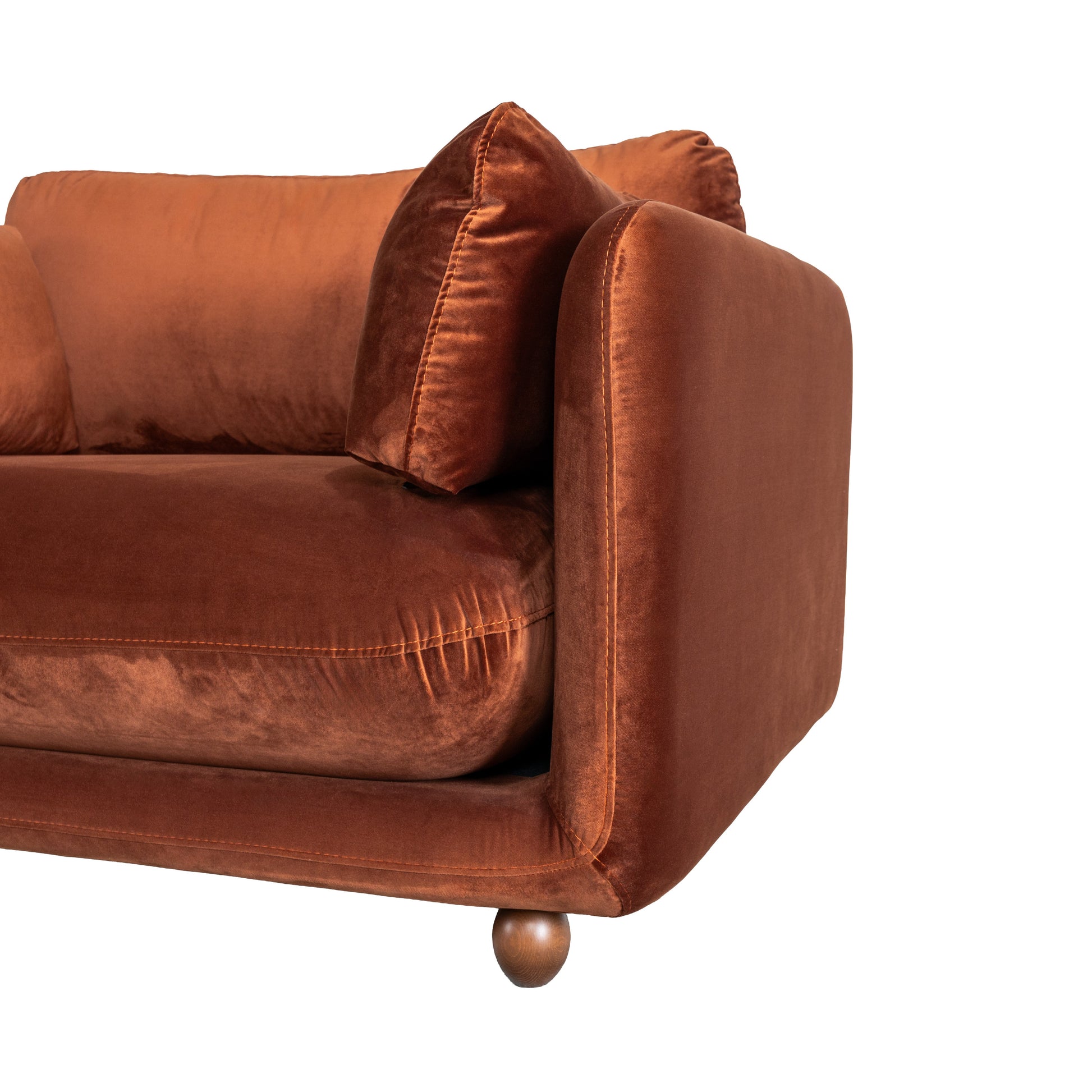 Flam Loveseat Koltuk Kadife