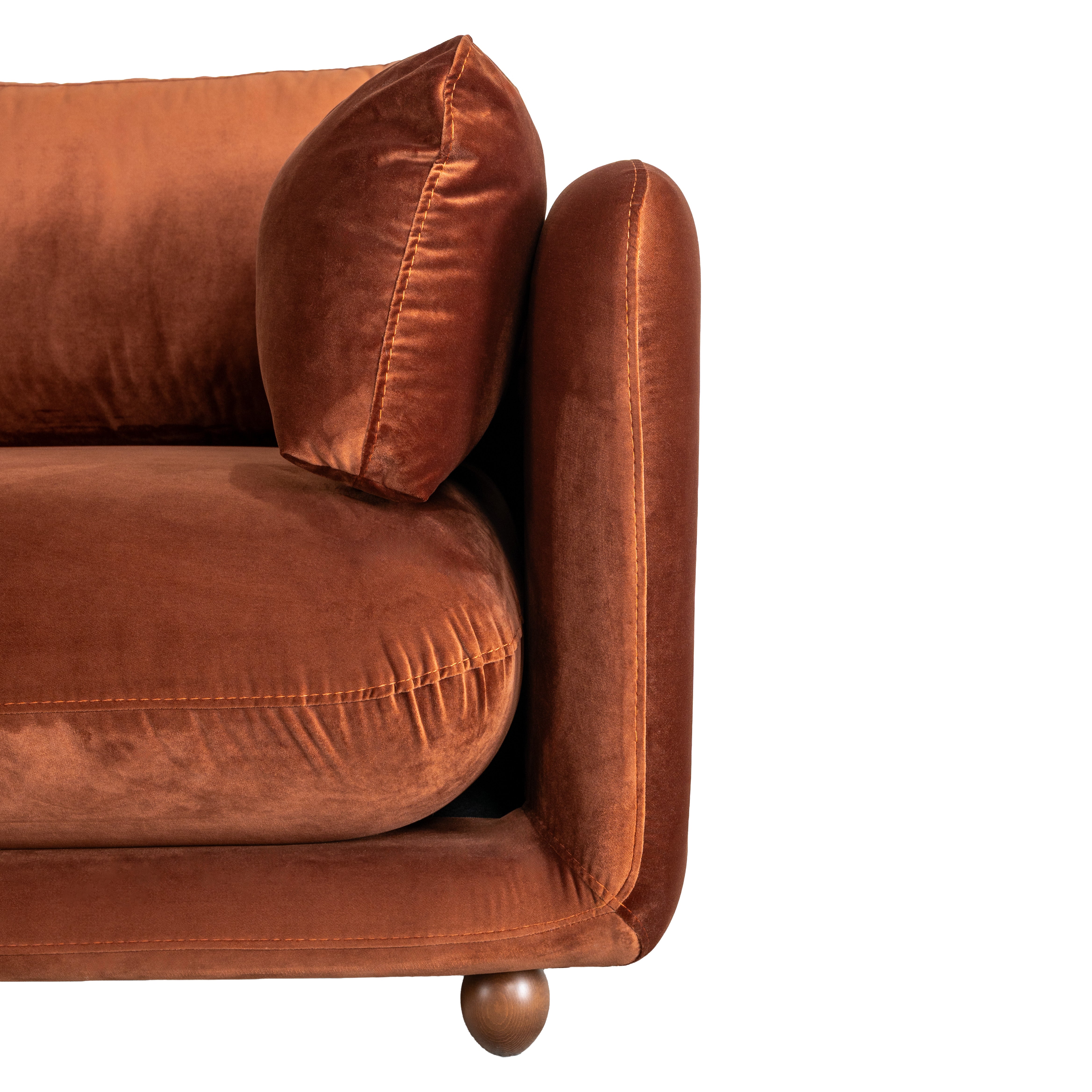 Flam Loveseat Koltuk Kadife