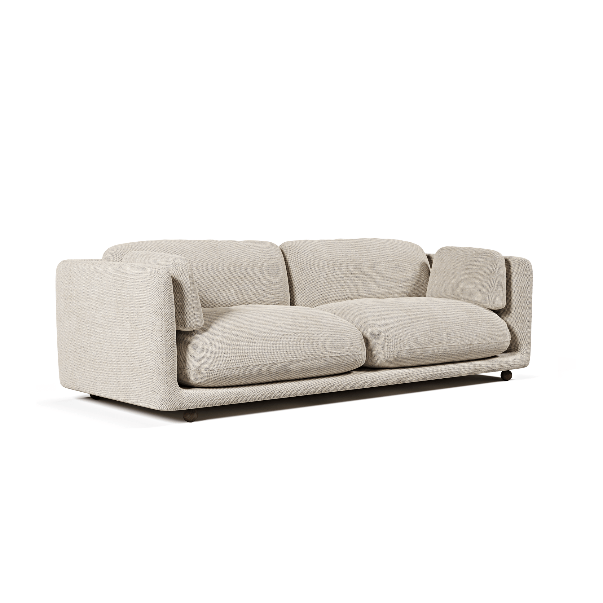 Flam Üçlü Koltuk Keten