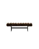 Flav Metal Deri Bench Puf