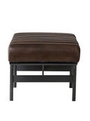 Flav Metal Deri Bench Puf