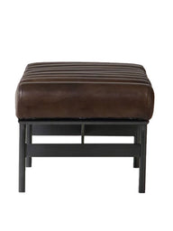 Flav Metal Deri Bench Puf