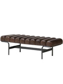 Flav Metal Deri Bench Puf