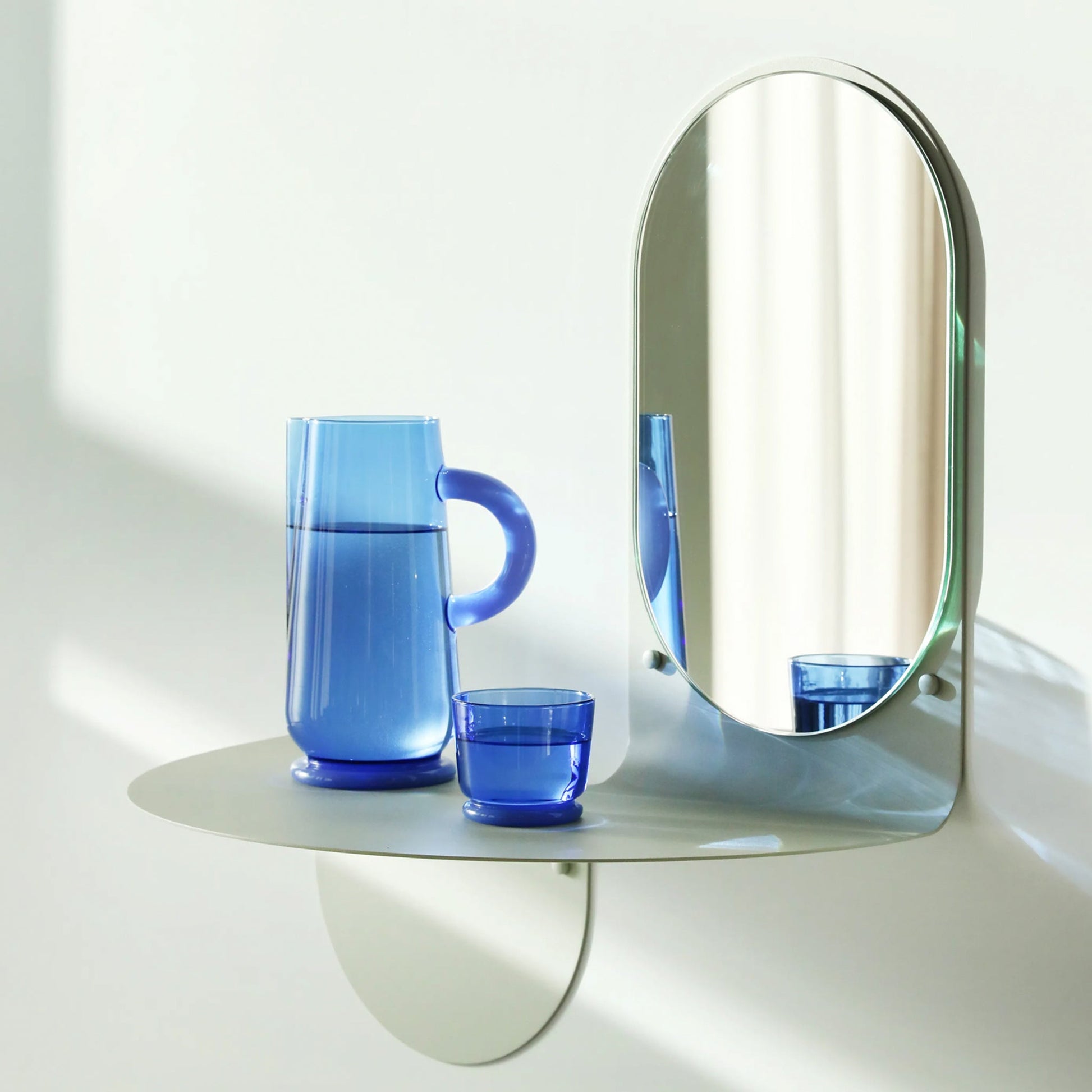 Flip Açık Gri Ayna