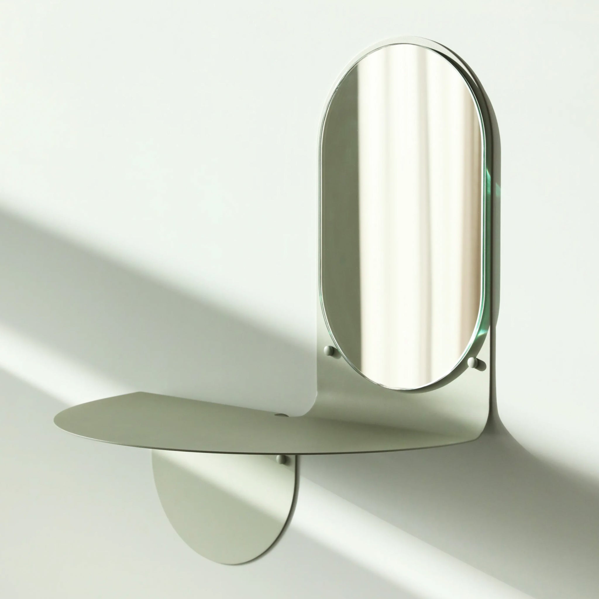 Flip Açık Gri Ayna