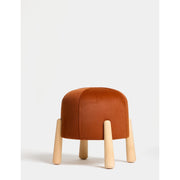 Floki Naturel Ahşap Ayaklı Puf