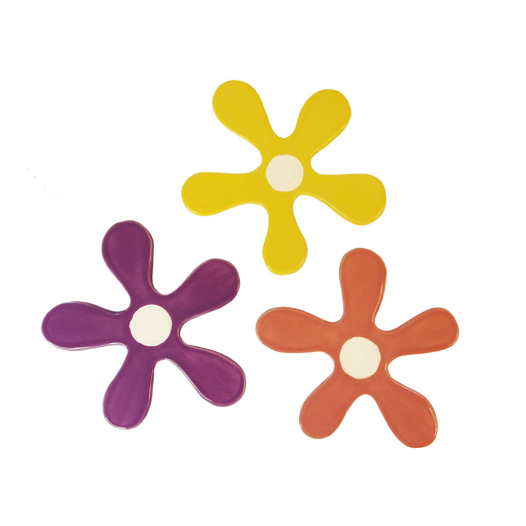 Flora Seramik Bardak Altlığı