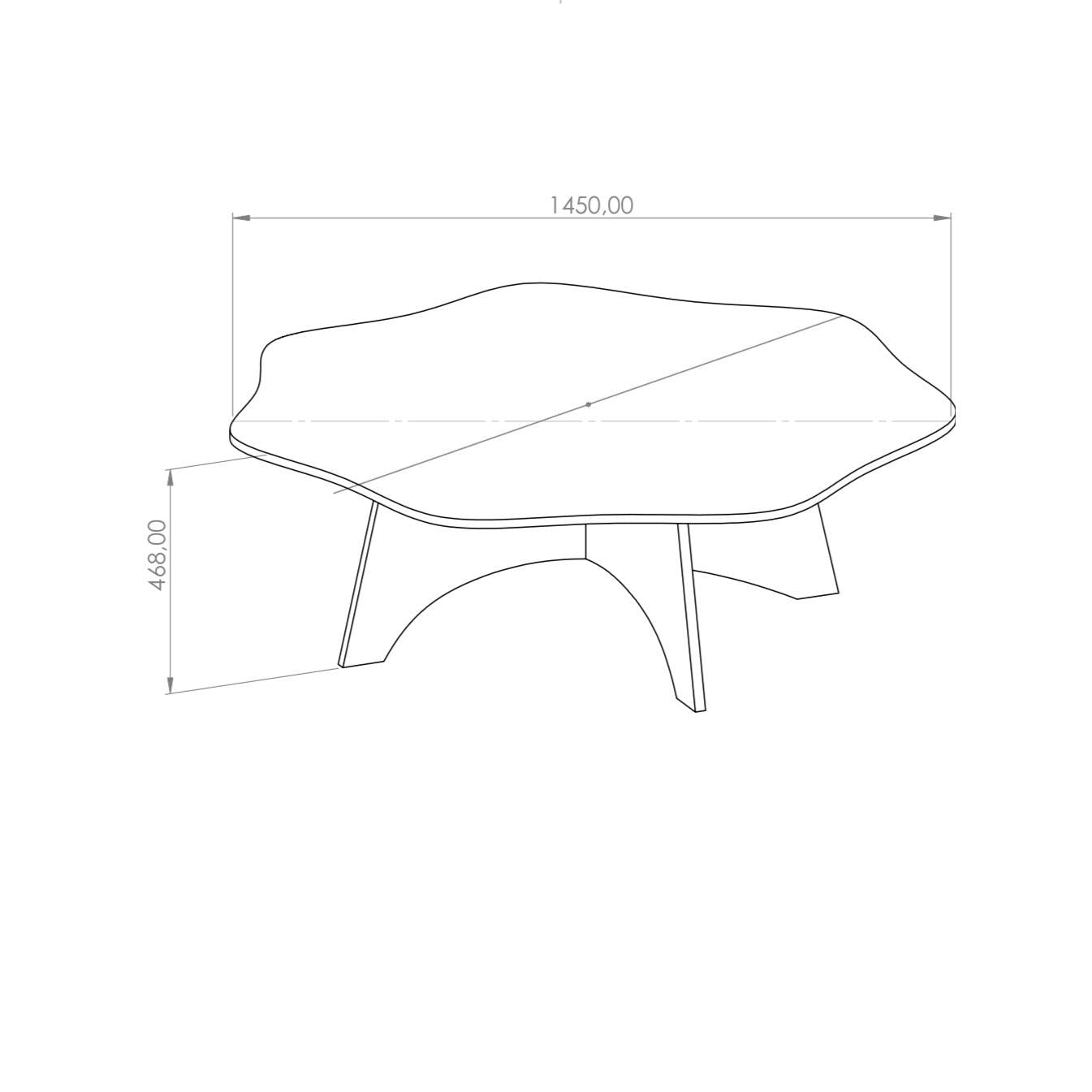 Flora - Tasarım Orta Sehpa