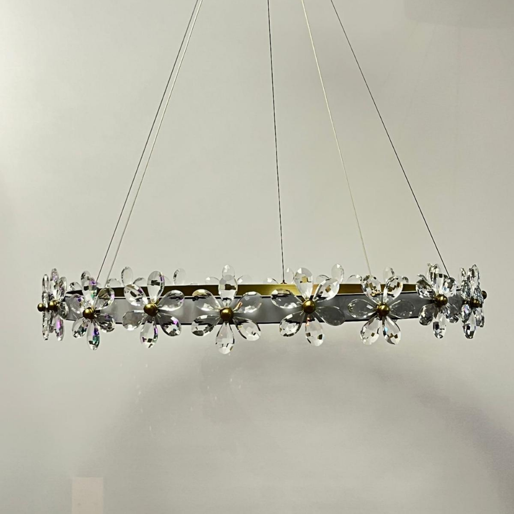 Florale Kristal Avize