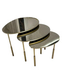 Flusso 3'lü Yan Zigon Sehpa Set