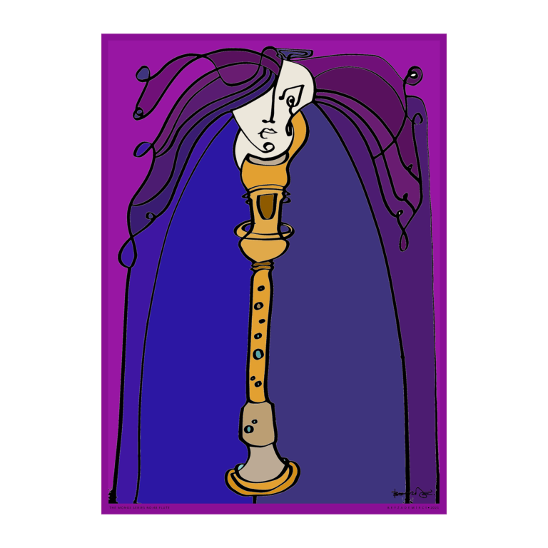 Flüt - Fine Art Baskı