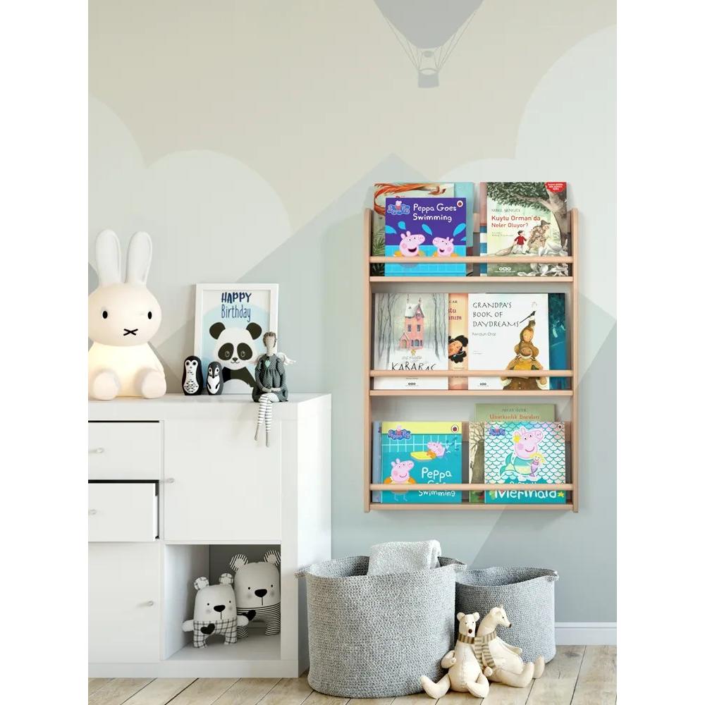 Fox 3'lü Duvar Rafı