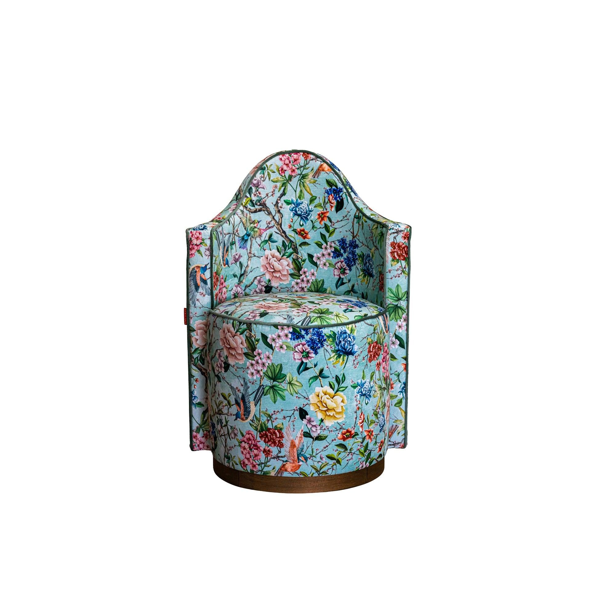 French Garden Sırt Destekli Puf