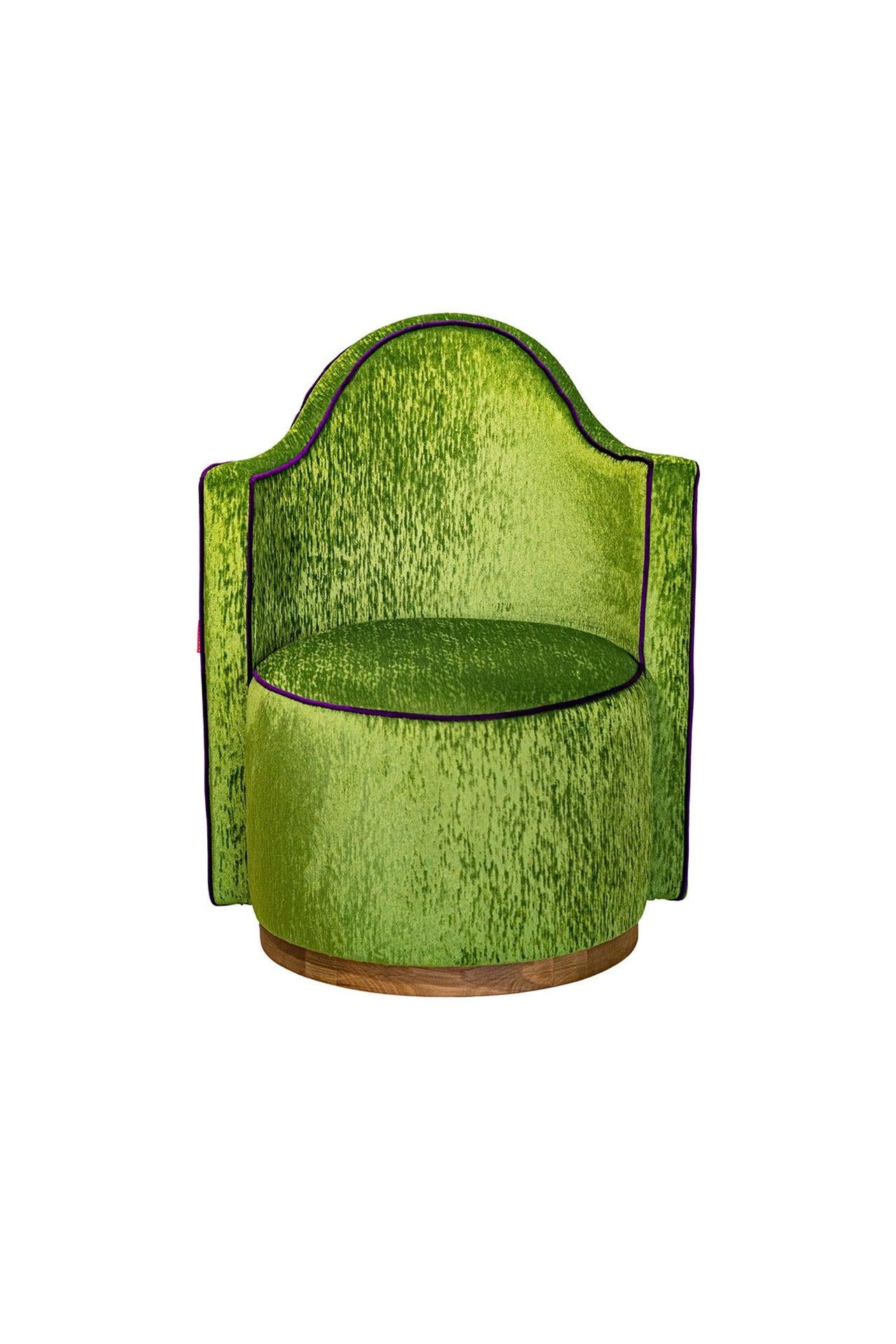 French Garden -Yeşil Puf