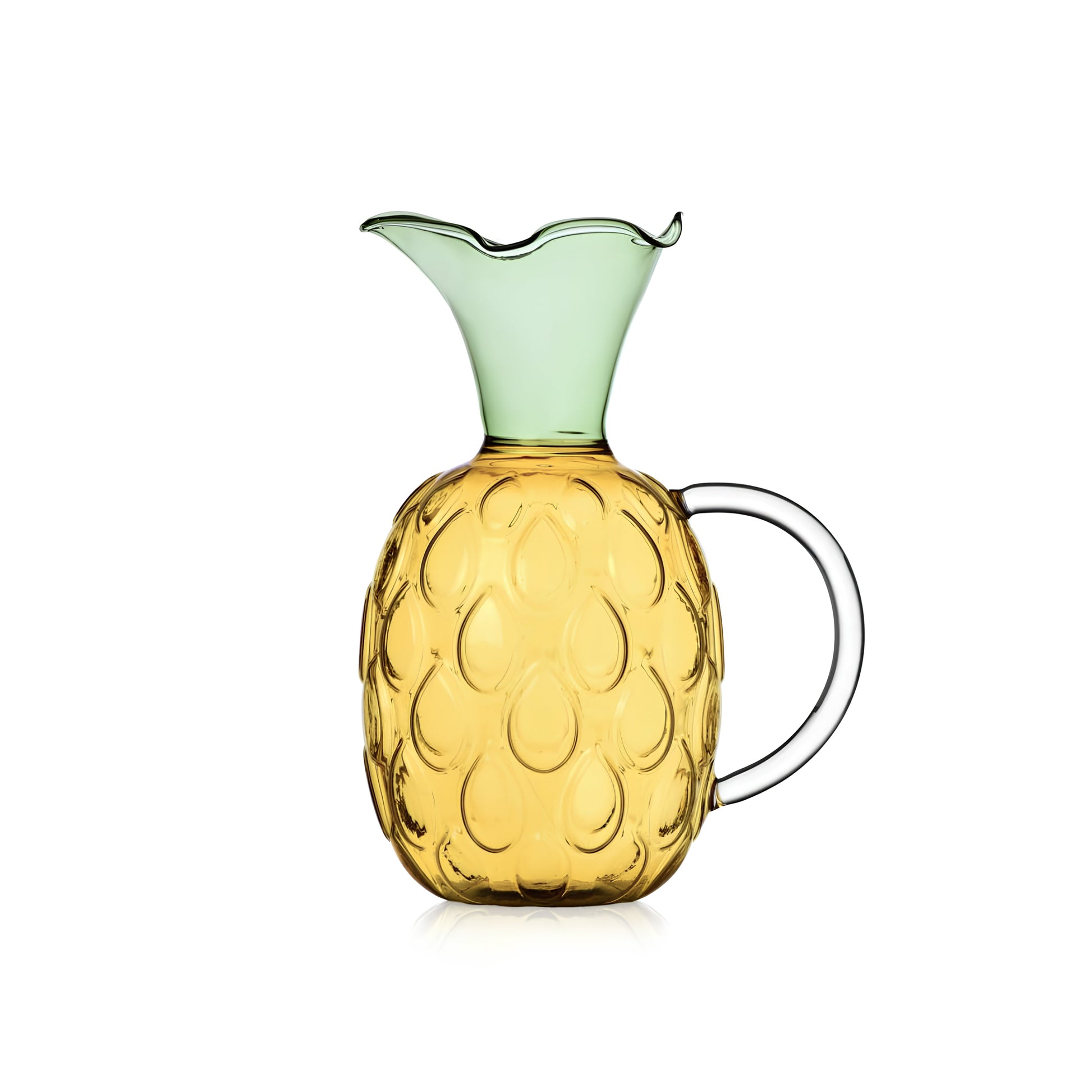 Fruits & Flowers Ananas Formunda Cam Sürahi