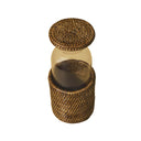 Vintage Rattan Sürahi