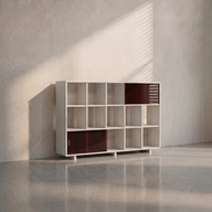 Grid 03 Plex Ahşap Plaklık-Plaklık-Stöff Mobel-75 cm-Naturel-Şeffaf-NowShopFun