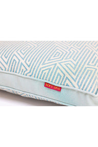 Geometrik Desen Mint Outdoor Kırlent