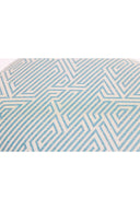 Geometrik Desen Mint Outdoor Kırlent