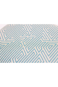 Geometrik Desen Mint Outdoor Kırlent