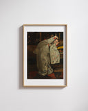 George Hendrik Breitner - Beyaz Kimono İçindeki Kız Fine Art Baskı