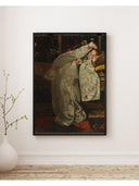 George Hendrik Breitner - Beyaz Kimono İçindeki Kız Fine Art Baskı