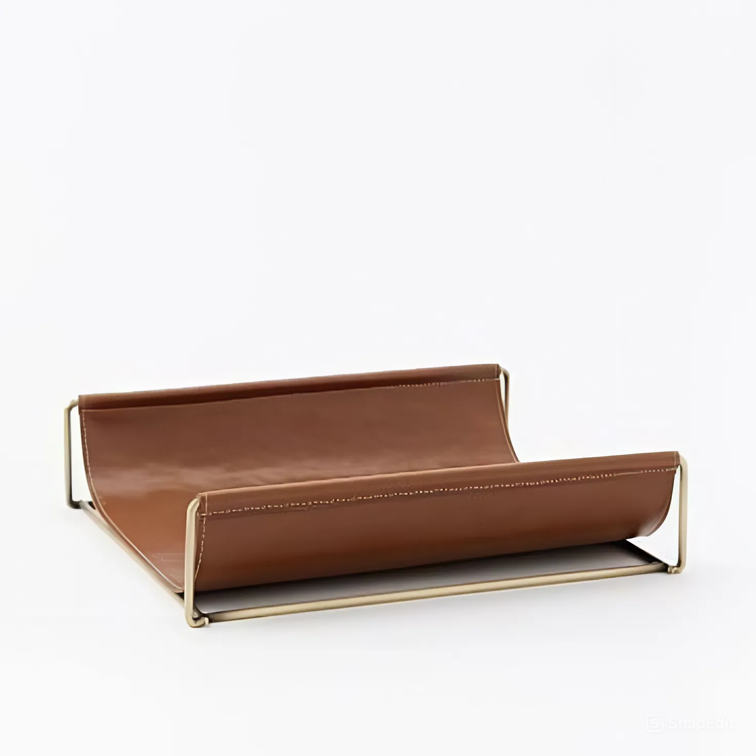 Gerçek Deri Dekoratif Tepsi