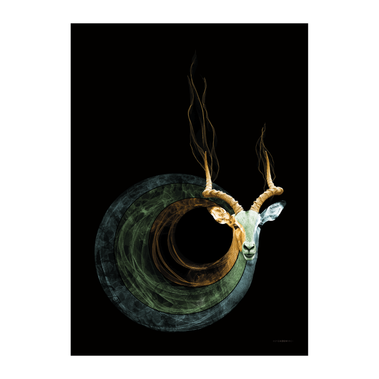 Geyik - Fine Art Baskı