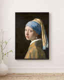 Johannes Vermeer - İnci Küpeli Kız Poster
