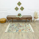 Glenn Çiçek Motifli Yün Kilim 114x160