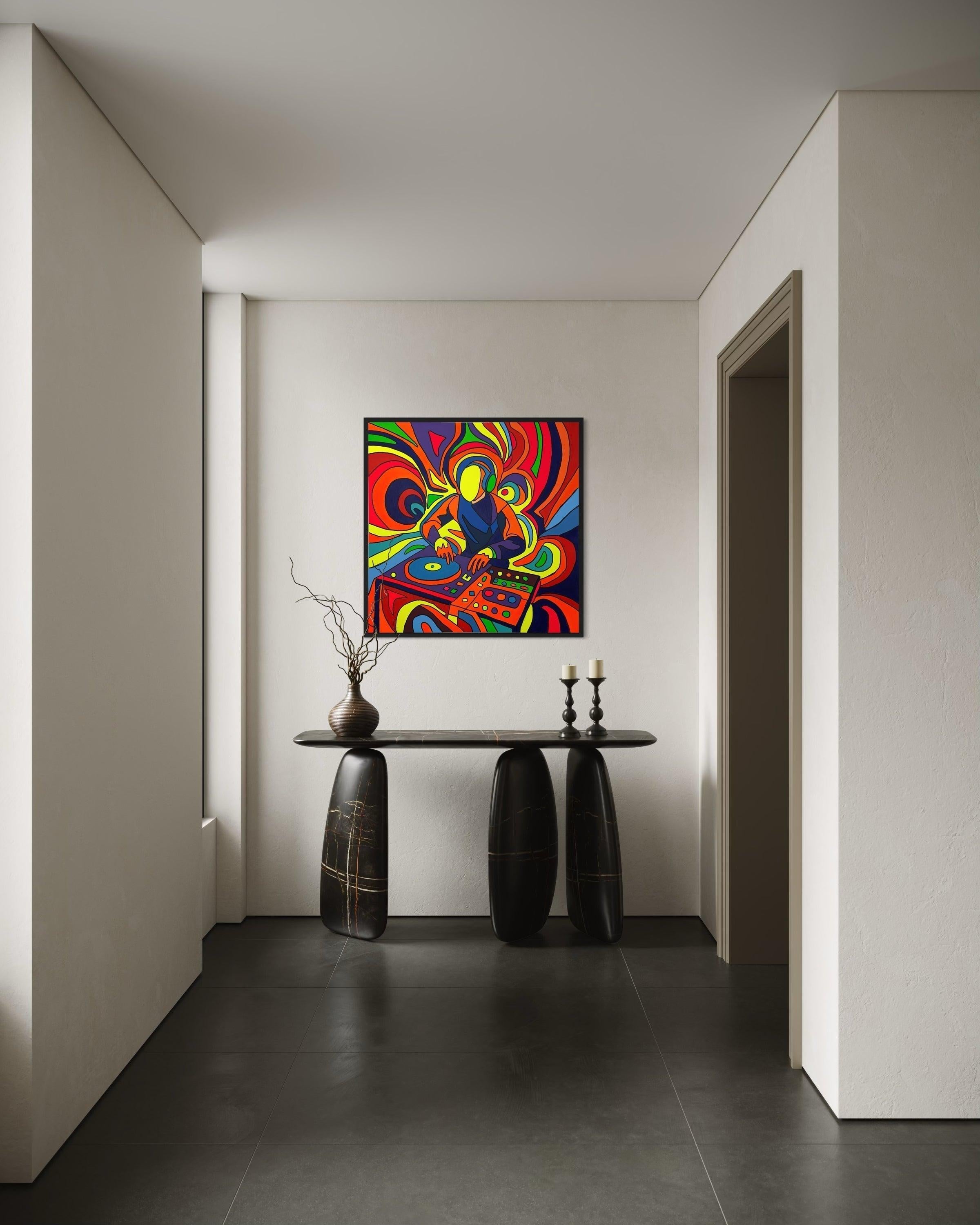 Glow N Flow Tablo | 100x100 cm