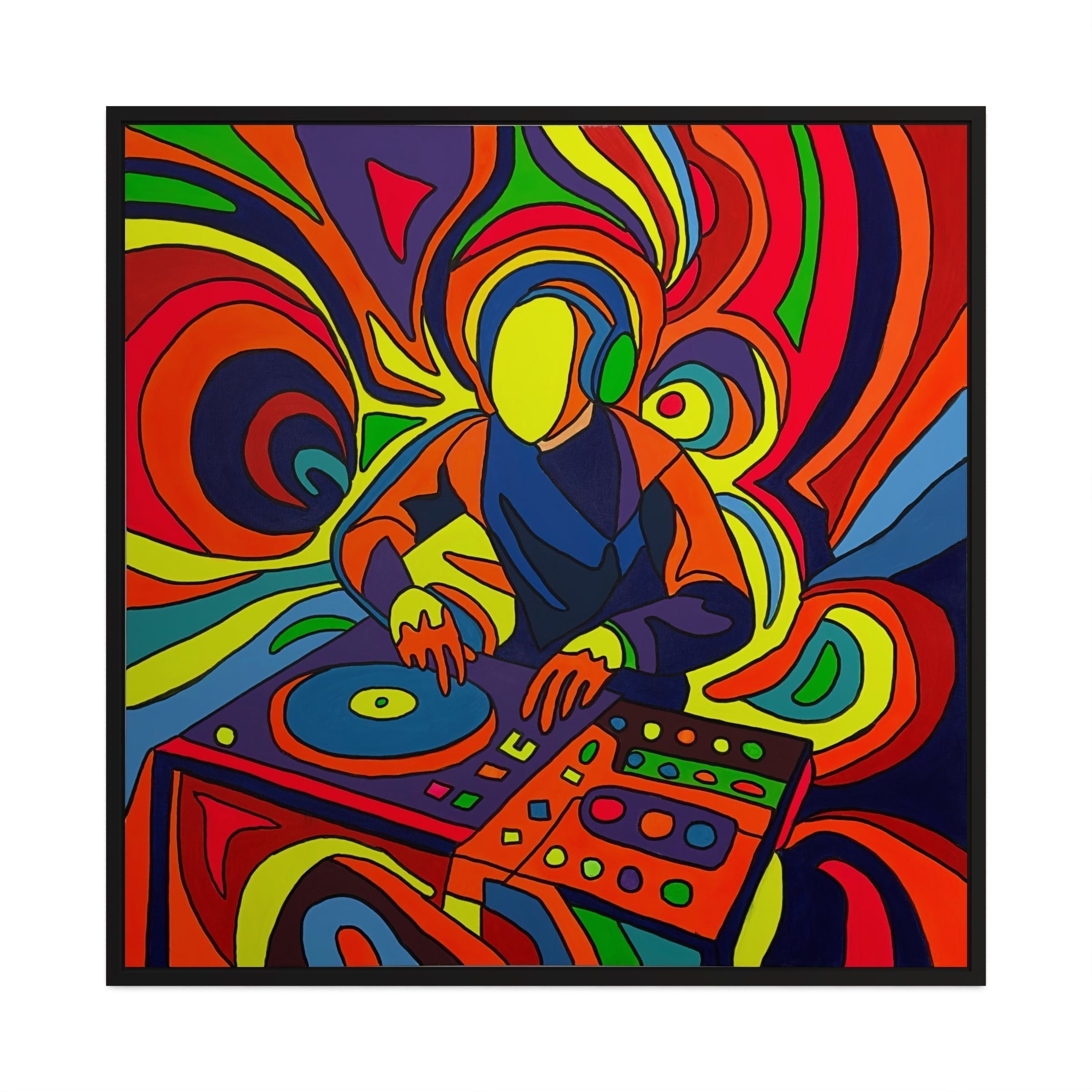 Glow N Flow Tablo | 100x100 cm
