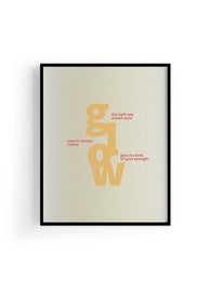 Glow Within | Tipografi Posteri-Poster-ODA.products-30x40-Siyah-NowShopFun