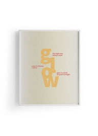 Glow Within | Tipografi Posteri-Poster-ODA.products-30x40-Siyah-NowShopFun