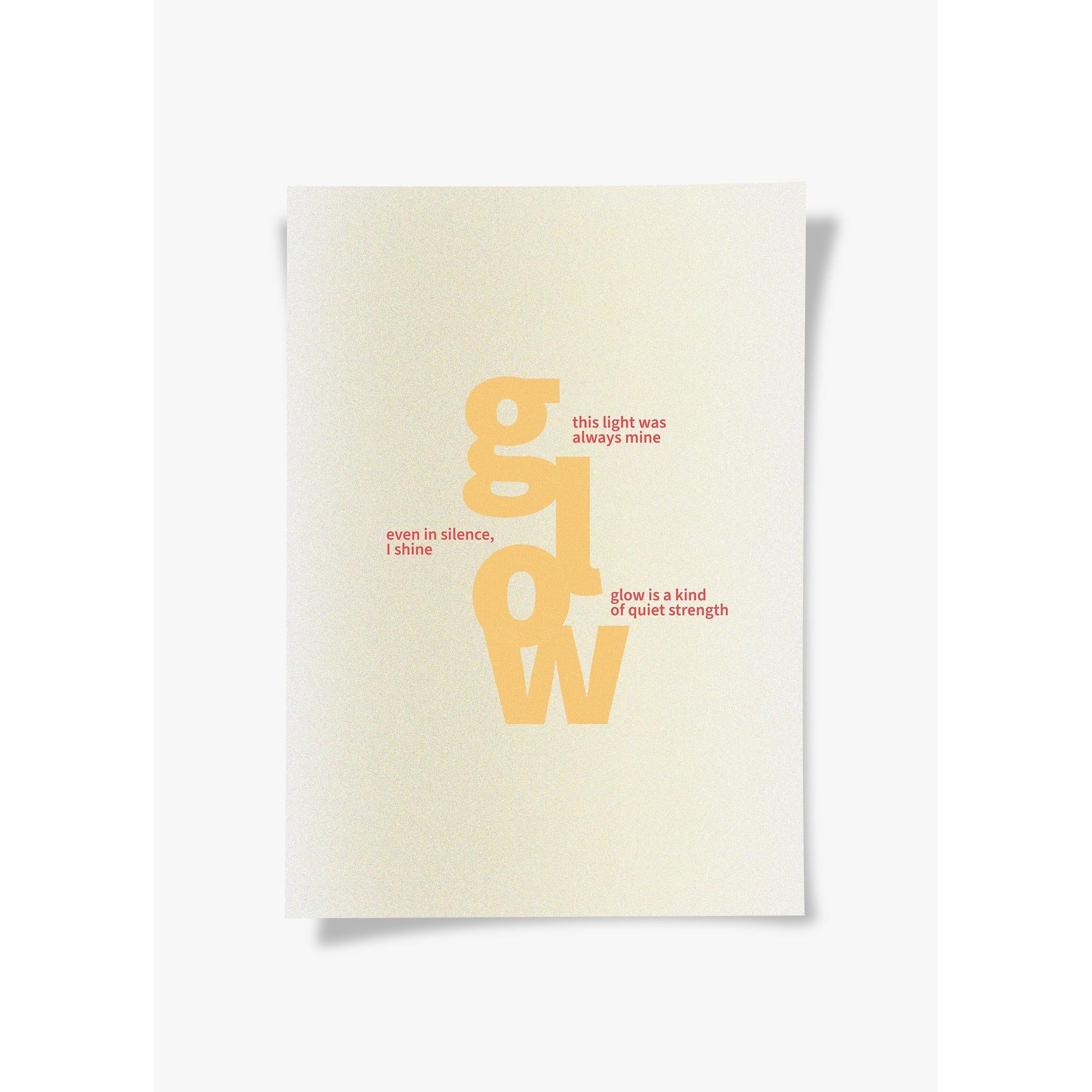 Glow Within | Tipografi Posteri